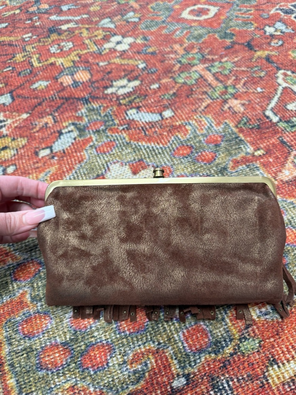 HOBO Lauren Fringe Clutch/Wallet. - Picture 4 of 9